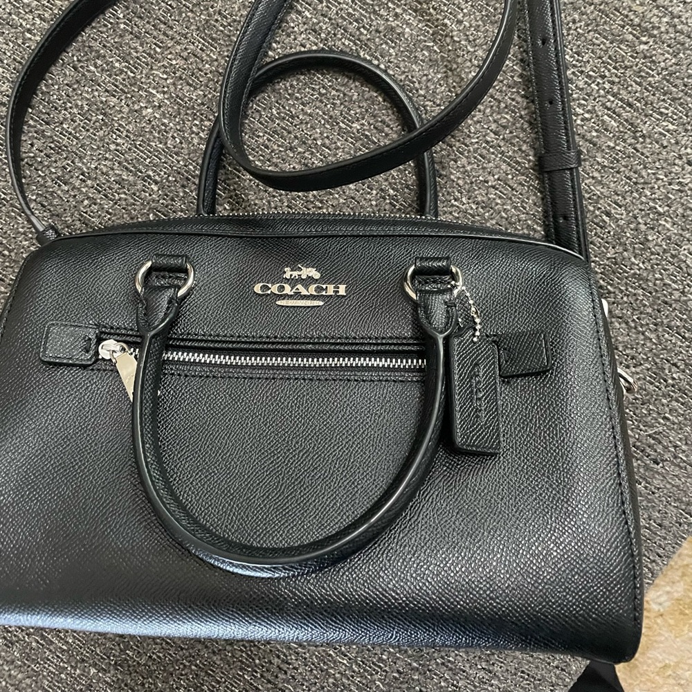 Coach Rowan Satchel with crossbody strap